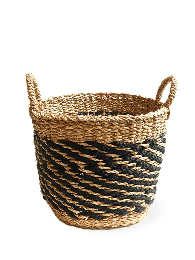 Ula Mesh Basket, Natural and black