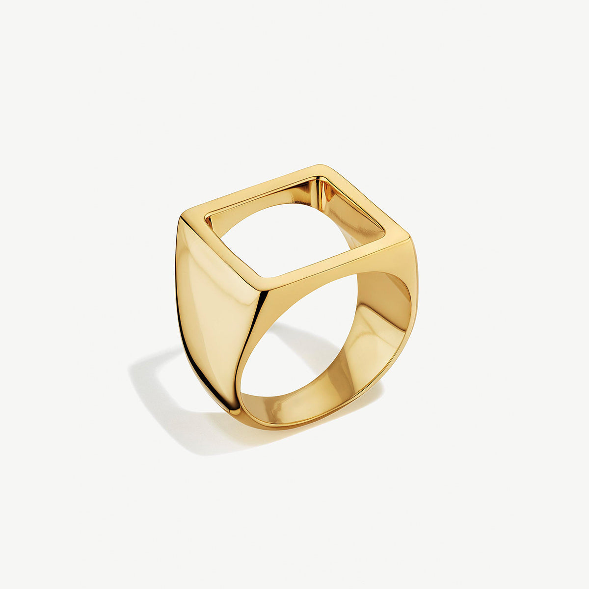 Open Square Statement Ring