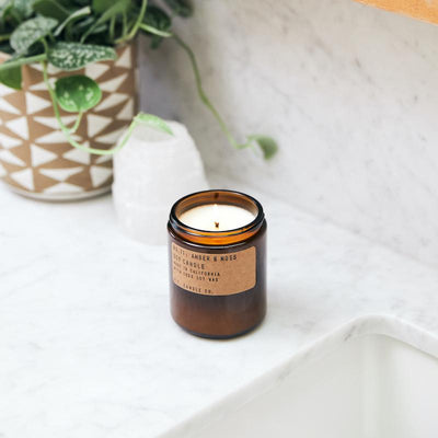 Soy Candle, Amber & Moss