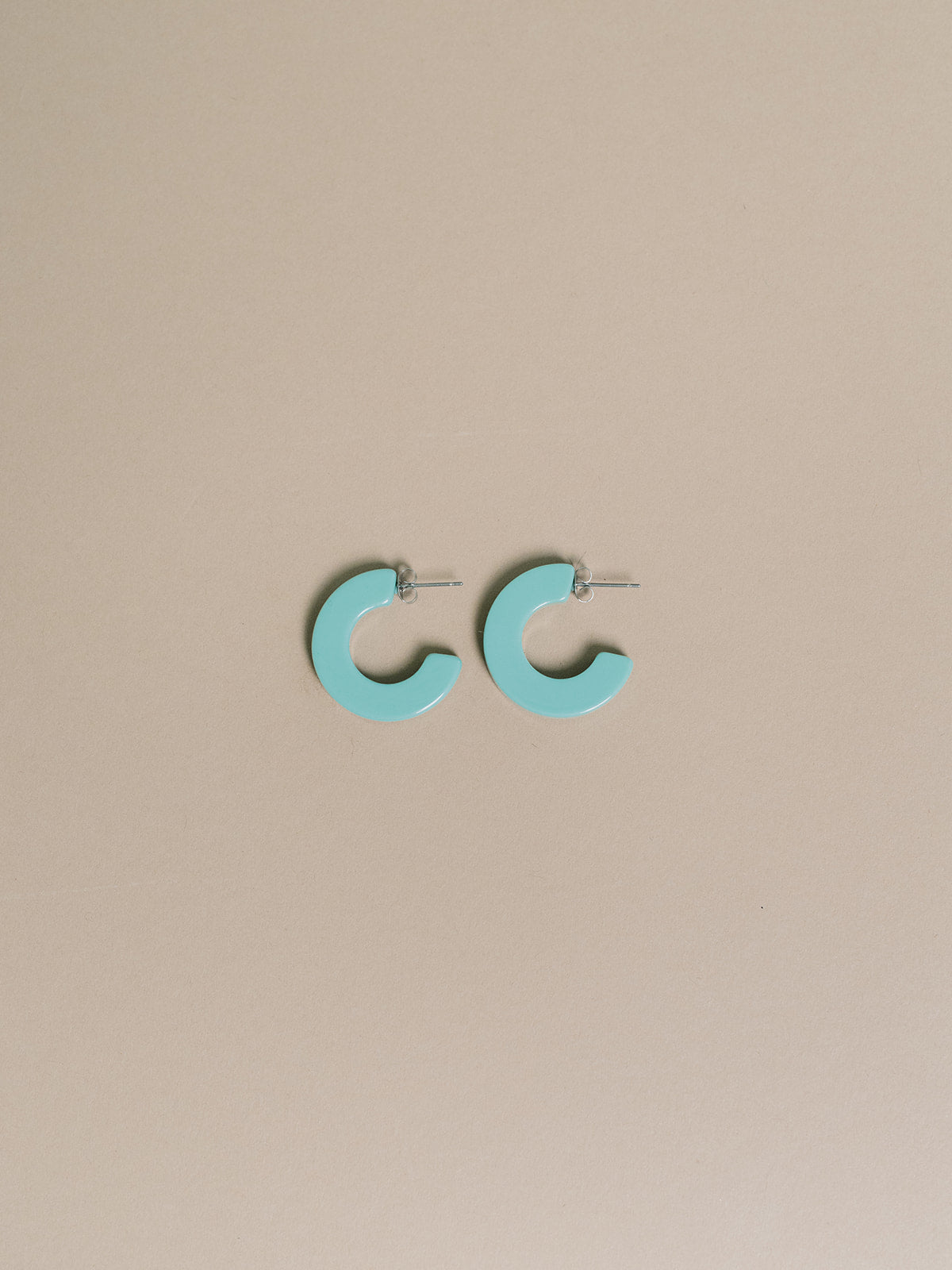 Ray Hoops In Turquoise