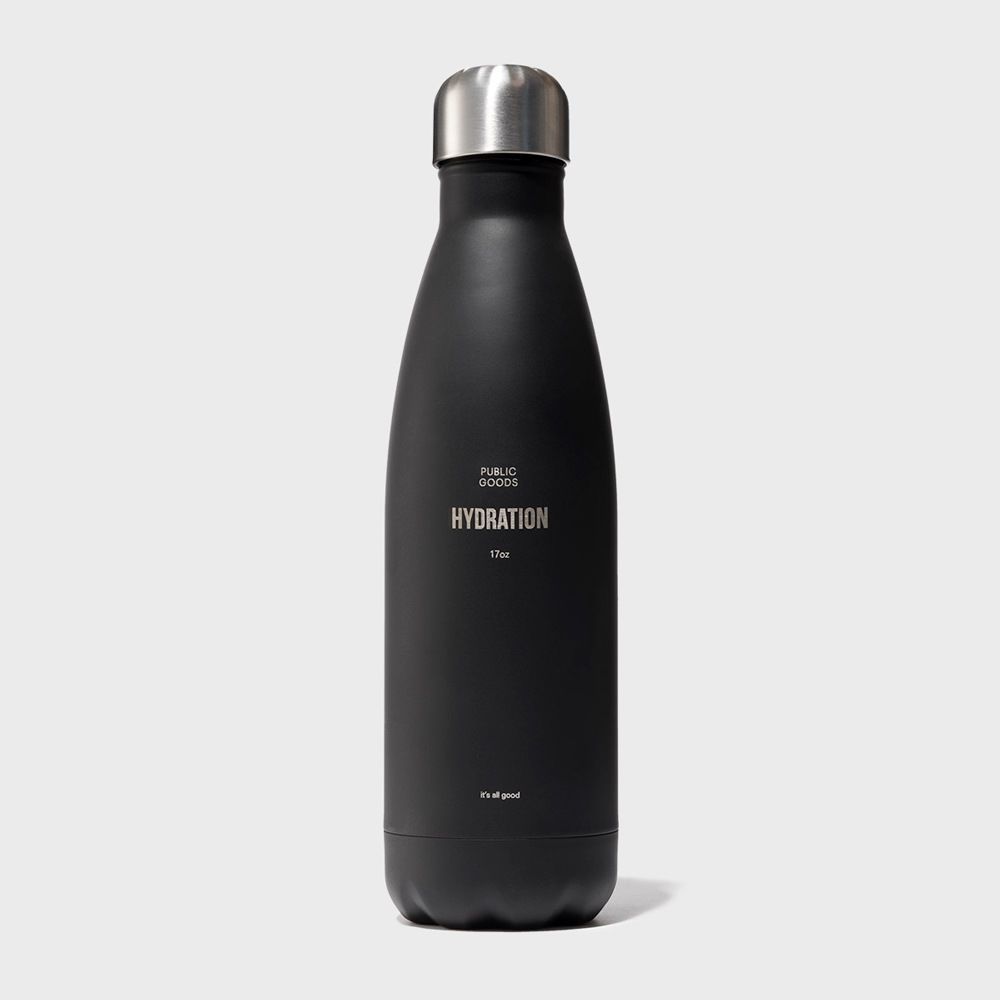 Vacuum Water Bottle, Black