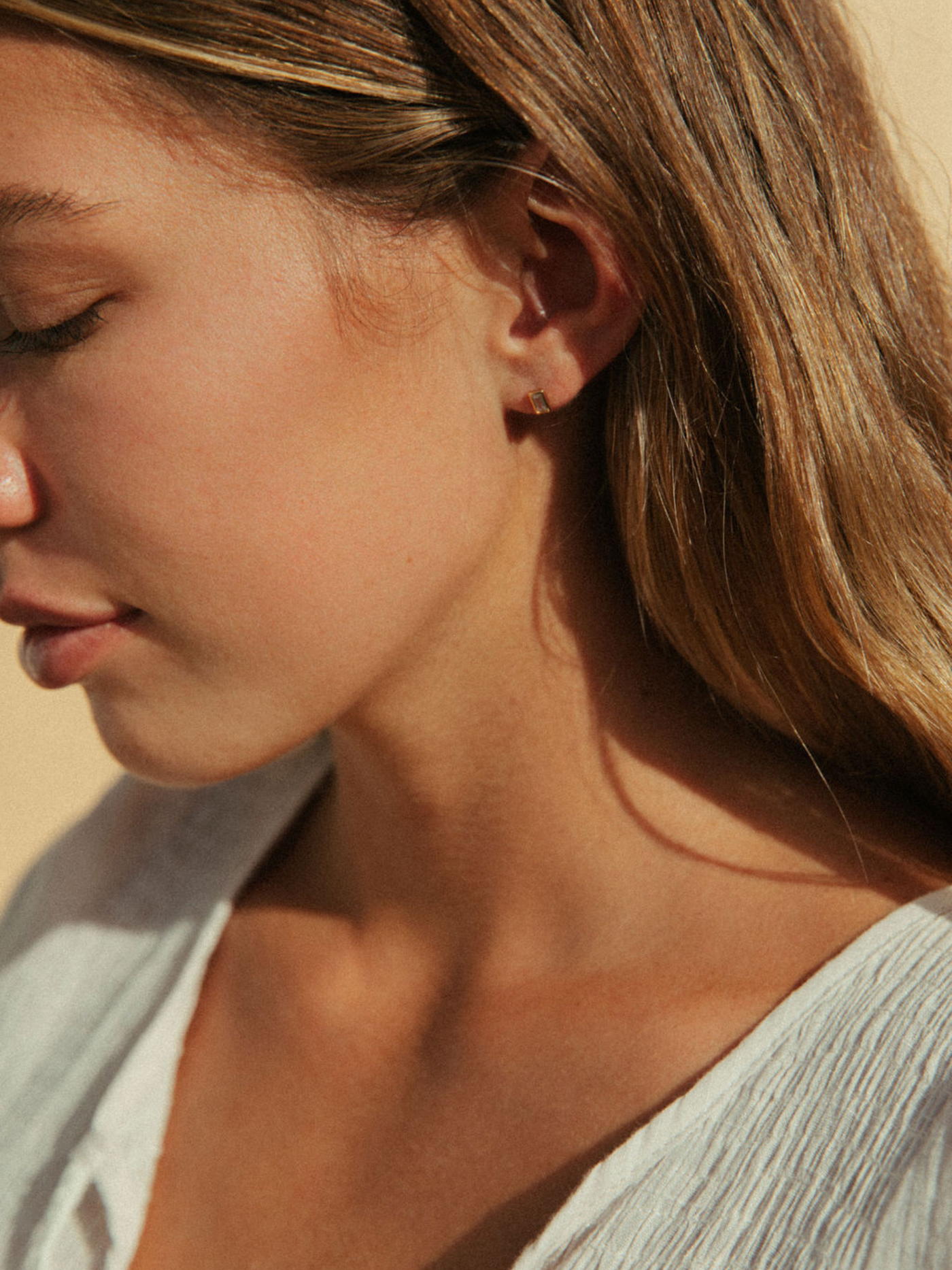 simple gold earrings for women